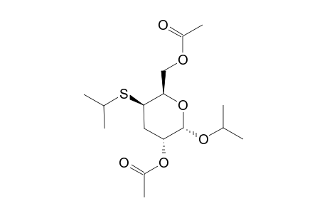 2-PROPYL-2,6-DI-O-ACETYL-3-DEOXY-4-S-(2-PROPYL)-4-THIO-ALPHA-D-XYLO-HEXOPYRANOSIDE