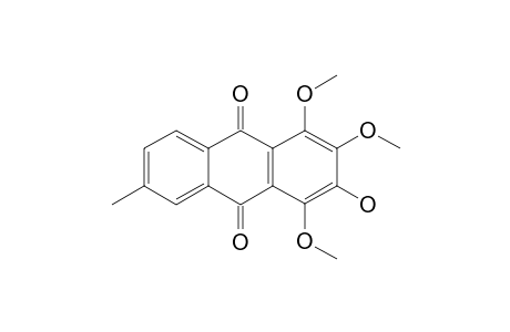 3-HYDROXY-1,2,4-TRIMETHOXY-6-METHYLANTHRAQUINONE
