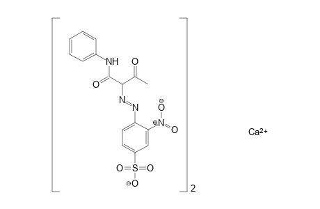 3-Nitrosulfanilic acid -> acetoacetic arylide-4-methoxyanilide