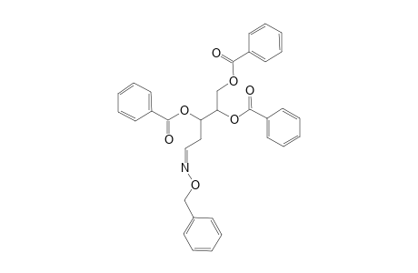 d-Erythro-pentose, 2-deoxy-, o-(phenylmethyl)oxime, 3,4,5-tribenzoate