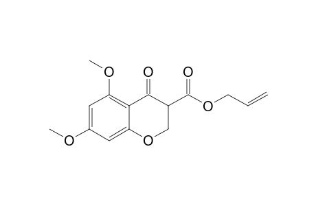 3-ALLYLOXYCARBONYL-5,7-DIMETHOXY-CHROMAN-4-ONE