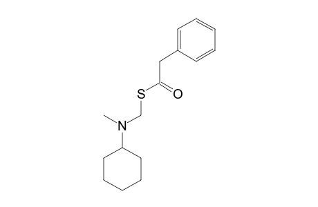 2-phenylethanethioic acid S-[(cyclohexyl-methyl-amino)methyl] ester
