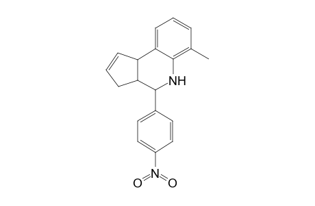 6-Methyl-4-(4-nitro-phenyl)-3a,4,5,9b-tetrahydro-3H-cyclopenta[c]quinoline