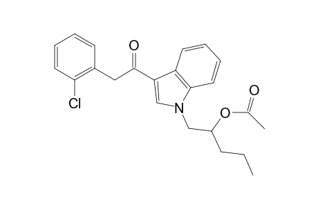 1-(3-(2-(2-chlorophenyl)acetyl)-1H-indol-1-yl)pentan-2-yl acetate