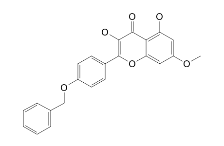 2-(4-BENZYLOXYPHENYL)-3,5-DIHYDROXY-7-METHOXY-4H-1-BENZOPYRAN-4-ONE;RHAMNOCITRIN-4'-BENZYLETHER