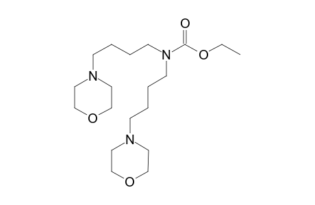 Ethyl N,N-bis-[4-morpholin-4'-yl)butyl]-carbamate