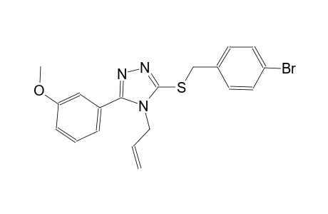 4-allyl-3-[(4-bromobenzyl)sulfanyl]-5-(3-methoxyphenyl)-4H-1,2,4-triazole