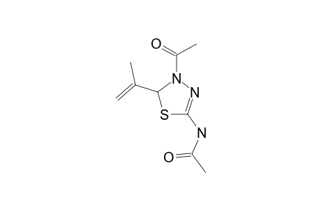 4-ACETYL-2-ACETYLAMINO-5-ISOPROPENYL-4,5-DIHYDRO-1,3,4-THIADIAZOLE