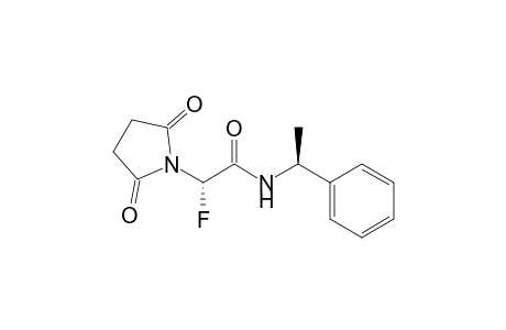 (S)-N-[(S)-1-Phenylethyl]-2-(2,5-dioxo-1-pyrrolidinyl)-2-fluoroethanamide