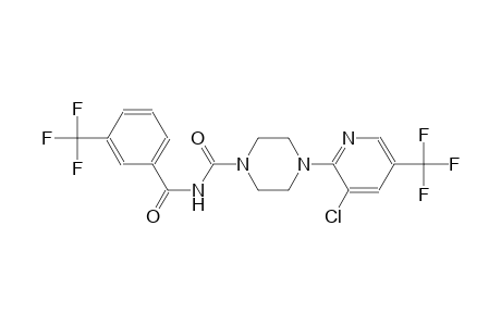 1-piperazinecarboxamide, 4-[3-chloro-5-(trifluoromethyl)-2-pyridinyl]-N-[3-(trifluoromethyl)benzoyl]-