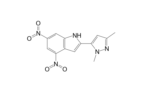 2-(2,5-Dimethylpyrazol-3-yl)-4,6-dinitroindole