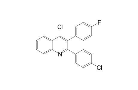 4-CHLORO-2-(4-CHLOROPHENYL)-3-(4-FLUOROPHENYL)-QUINOLINE