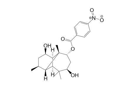 (1R,3S,4S,5S,7R,9R,10R,11R)-1,7-Dihydroxy-9-p-nitrobenzoyloxylongipinane