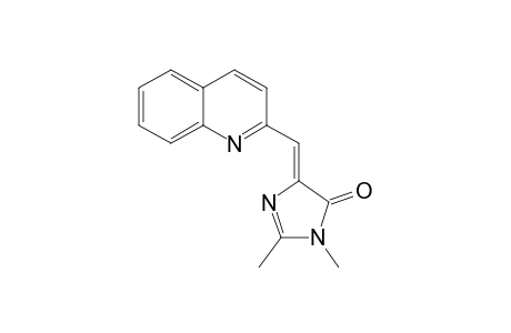 1,2-Dimethyl-4-(4-quinolin-2-ylmethylidene)imidazolin-5-one