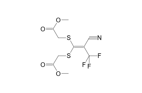 Methyl ((2-cyano-3,3,3-trifluoro-1-[(2-methoxy-2-oxoethyl)sulfanyl]-1-propenyl)sulfanyl)acetate
