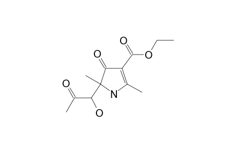 5-(1-hydroxy-2-keto-propyl)-4-keto-2,5-dimethyl-2-pyrroline-3-carboxylic acid ethyl ester