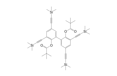 3,3',5,5'-Tetrakis(trimethylsilylethynyl)biphenyl-2,2'-diyl Dipivalate