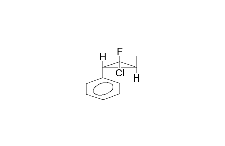 SYN,ANTI-1-CHLORO-1-FLUORO-2-PHENYL-3-METHYLCYCLOPROPANE
