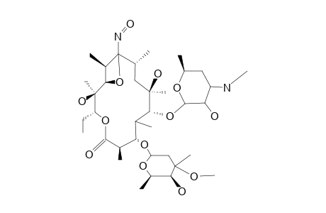 9-DEOXO-11-DEOXY-9,11-EPOXY-9-NITROSO-3'-DES-N-METHYL-ERYTHROMYCIN-A
