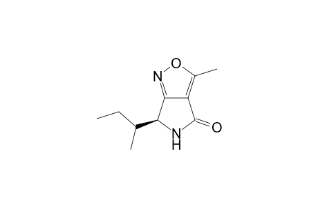 3-Methyl-6-[1'-(methylpropyl)]-5,6-dihydro-4H-pyrrolo[3,4-c]isoxazol-4-one