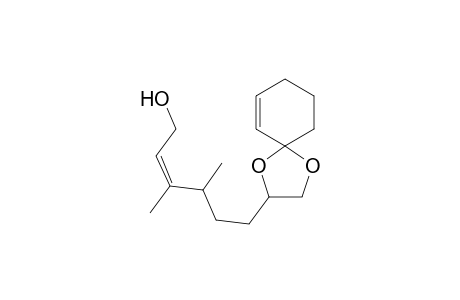2-[(Z)-6-Hydroxy-3,4-dimethyl-4-hexenyl]-2-cyclohexenespiro-2',5'-dioxacyclopentane