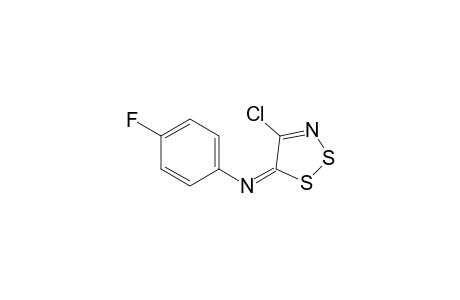N-(4-Chloro-5H-1,2,3-dithiazol-5-ylidene)-4-fluoroaniline