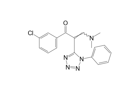 3'-chloro-3-(dimethylamino)-2-(1-phenyl-1H-tetrazol-5-yl)acrylophenone