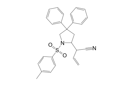 2-(4,4-Diphenyl-1-tosylpyrrolidin-2-yl)but-3-enenitrile