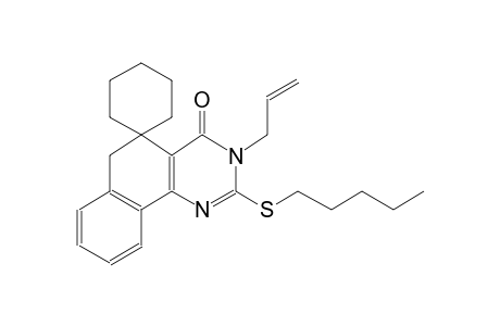 3-allyl-2-(pentylthio)-3H-spiro[benzo[h]quinazoline-5,1'-cyclohexan]-4(6H)-one