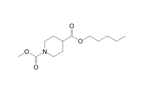 Isonipecotic acid, N-methoxycarbonyl-, pentyl ester