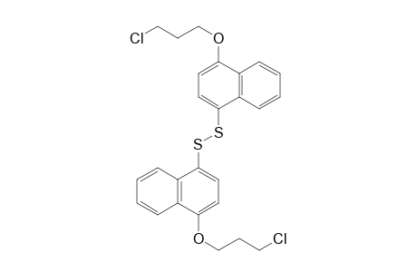 bis[4-(3-chloropropoxy)-1-naphthyl]disulfide
