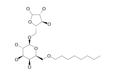 6-O-OCTYL-BETA-D-GALACTOPYRANOSYL-(1->5)-ALPHA-L-ARABINOSE