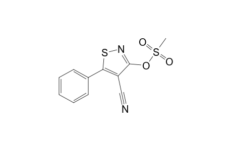 3-[(Methanesulfonyl)oxy]-5-phenylisothiazole-4-carbonitrile