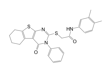 acetamide, N-(3,4-dimethylphenyl)-2-[(3,4,5,6,7,8-hexahydro-4-oxo-3-phenylbenzo[4,5]thieno[2,3-d]pyrimidin-2-yl)thio]-