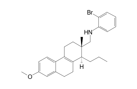 3-{[(2'-Bromphenyl)amino]methyl}-3-methyl-4-propyl-10-methoxytricyclo[8.4.0.0]tetradeca-5(14),8,10,12-tetraene