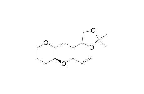 (2R,3S)-2-[2-(2,2-dimethyl-1,3-dioxolan-4-yl)ethyl]-3-prop-2-enoxy-oxane