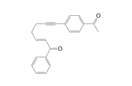 (E)-7-(4-Acetylphenyl)-1-phenylhept-2-en-6-yn-1-one