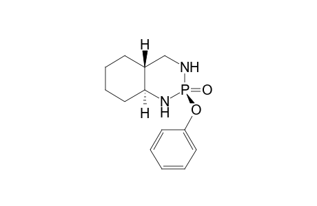trans-(2S*,4aR*,8aS*)-2-phenoxy-3,4,4a,5,6,7,8,8a-octahydro-1H-benzo[d][1,3,2]diazaphosphinine 2-oxide