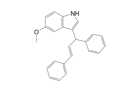 (E)-3-(1,3-diphenylallyl)-5-methoxy-1H-indole