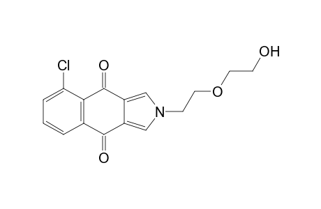 5-chloro-2-[2-(2-hydroxyethoxy)ethyl]-2H-benz[f]isoindole-4,9-dione