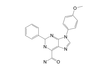 9-(4-methoxyphenyl)-2-phenyl-1,2-dihydropurine-6-carboxamide