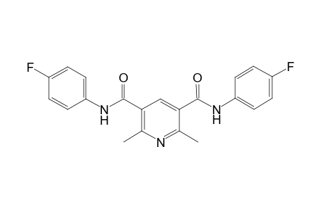 3,5-Bis[N-(4-fluorophenyl)-carbamoyl]-2,6-dimethylpyridine