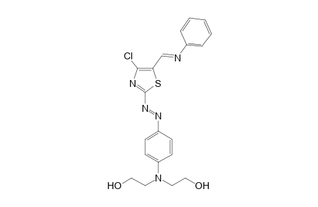2-{4-[Bis(2-hydroxyethyl)amino]phenylazo}-4-chloro-5-phenyliminomethylthiazole
