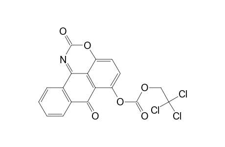 O-(2,2,2-trichloroethoxycarbonyl)-6-hydroxyanthra[9,1-d,e]-1,3-oxazine-2,7-dione
