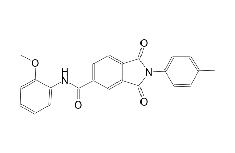 1H-isoindole-5-carboxamide, 2,3-dihydro-N-(2-methoxyphenyl)-2-(4-methylphenyl)-1,3-dioxo-