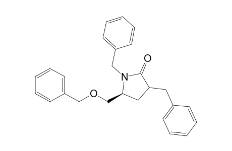 (5S)-1,3-Dibenzyl-5-benzyloxymethyl-2-pyrrolidinone