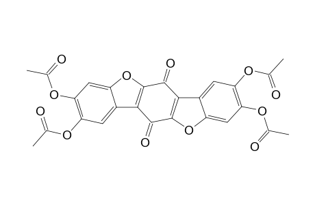 Benzo[1,2-b:4,5-b']bisbenzofuran-6,12-dione, 2,3,8,9-tetrakis(acetyloxy)-