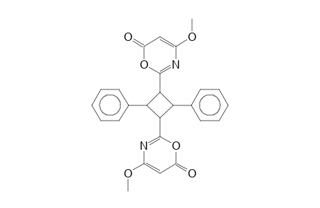 Cyclobutane, 1,3-bis(4-methoxy-6H-1,3-oxazin-6-one-2-yl)-2,4-diphenyl-