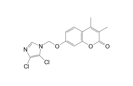 2H-1-Benzopyran-2-one, 7-[(4,5-dichloro-1H-imidazol-1-yl)methoxy]-3,4-dimethyl-