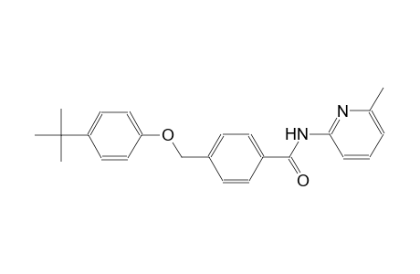 4-[(4-tert-butylphenoxy)methyl]-N-(6-methyl-2-pyridinyl)benzamide